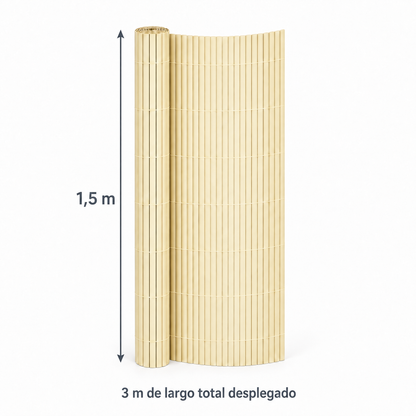 Cerca de PVC Natural