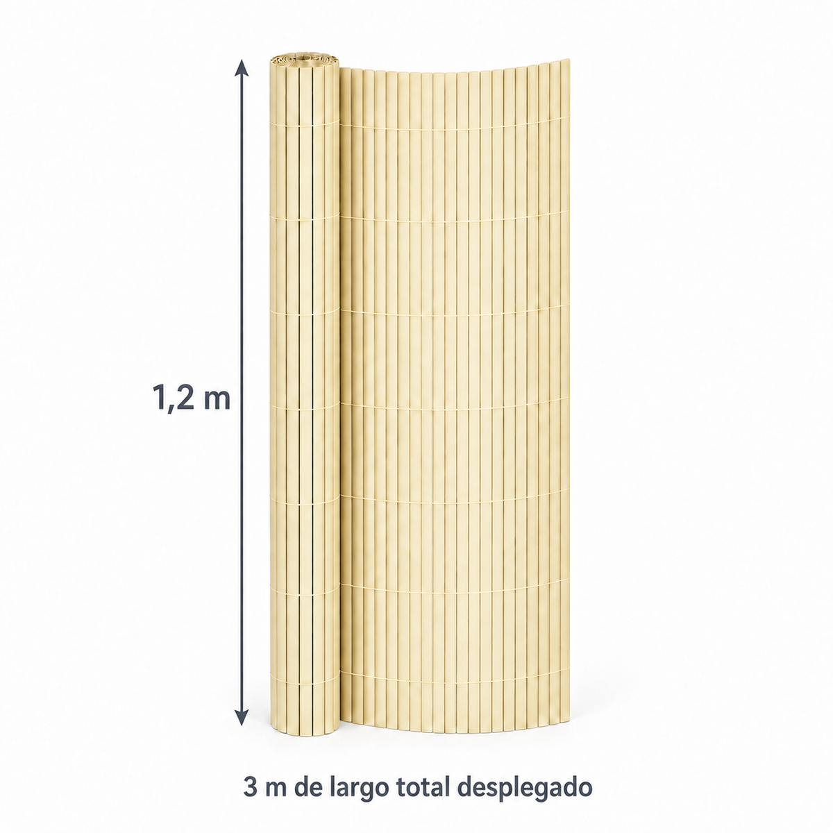 Cerca de PVC Natural