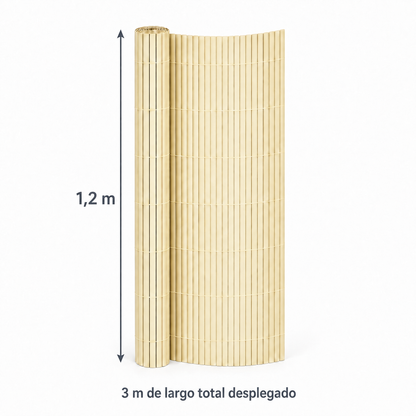 Cerca de PVC Natural