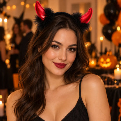 Vincha Cuernos Diabla