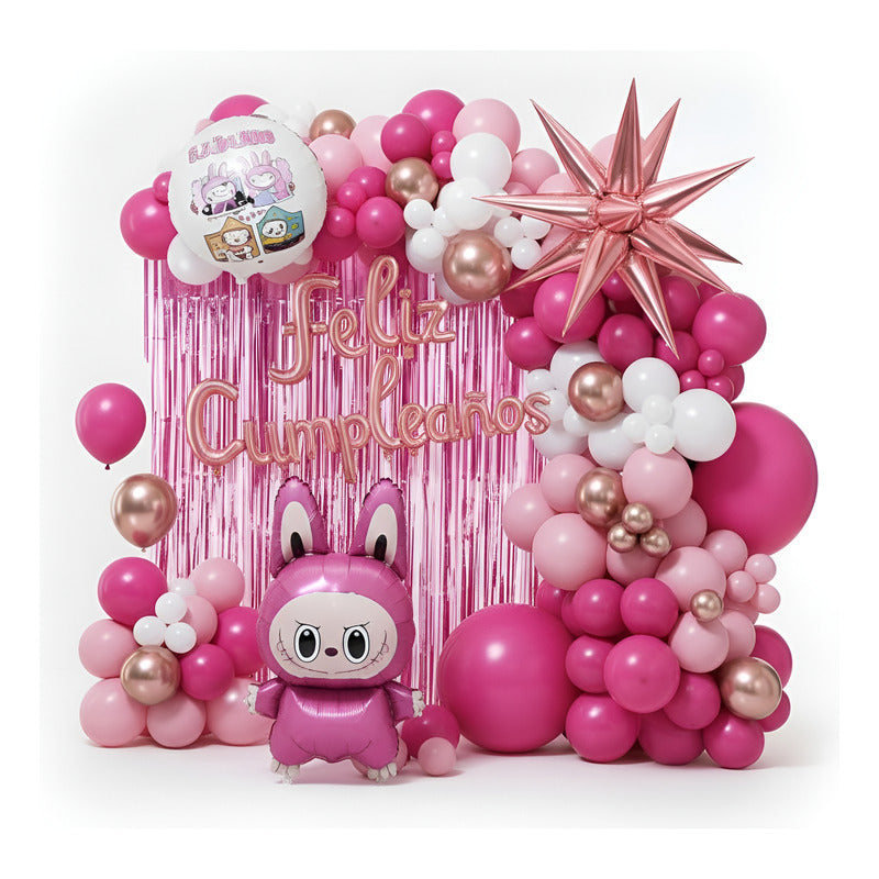 Set Arco De Globos Labubu