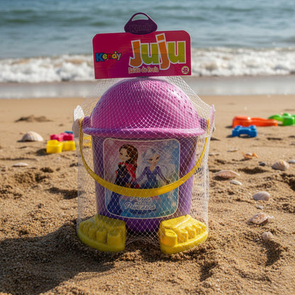 Balde De Playa Para Niña Con Accesorios 23 X 22 cm
