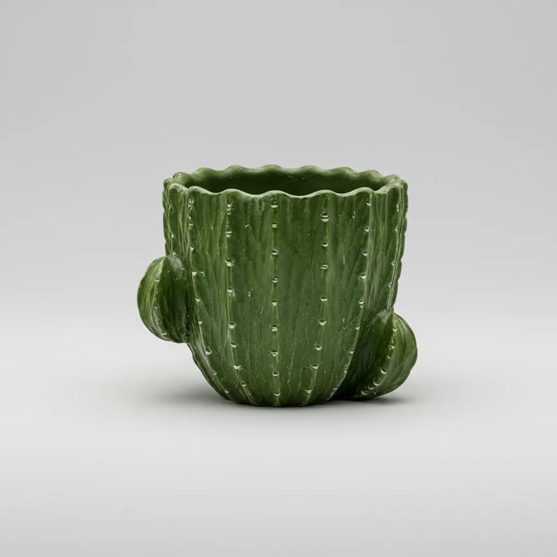 Maceta De Cerámica Diseño Cactus