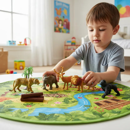 Set De Animales Safari X9