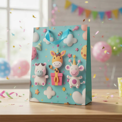 Bolsa De Regalo Grande Diseño 3D