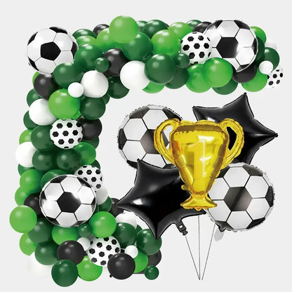 Kit De Globos Futbol Trofeo 81 Piezas