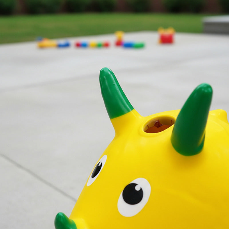 Dino Saltarín De Goma Inflable 45 X 70 cm