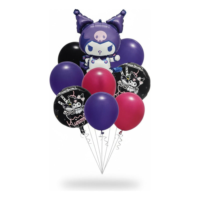 Set De Globos Kuromi X9