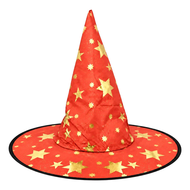 Sombrero De Bruja Estrellas