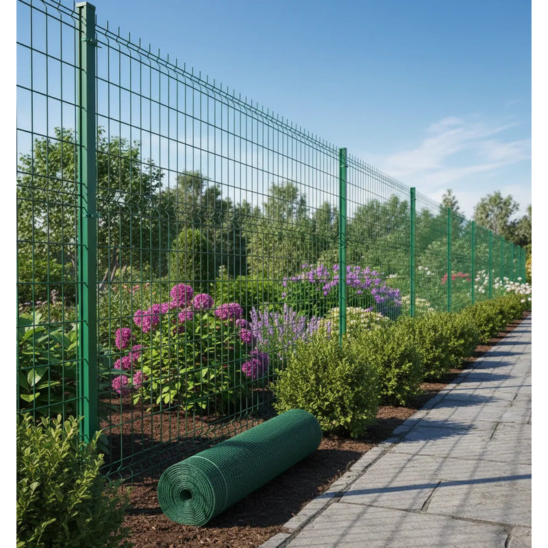 Malla Electrosoldada Con Pvc Verde