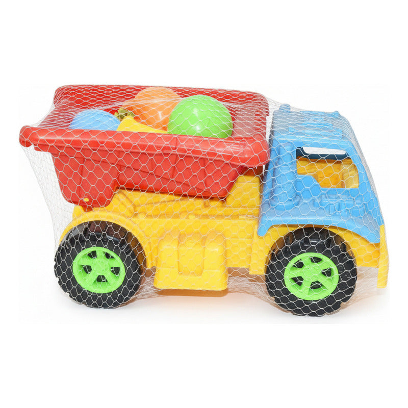 Camion Grande Para Playa Con Accesorios 33 X 59 cm