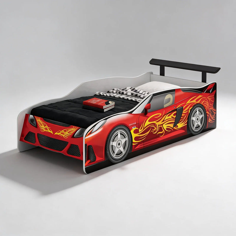 Cama Auto De Niño 1 Plaza Mdf