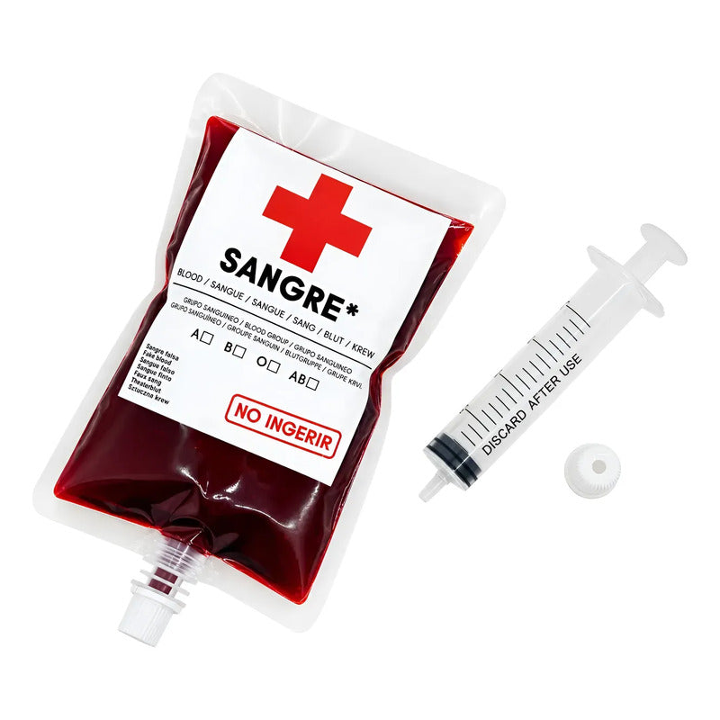 Sangre Falsa con Jeringa
