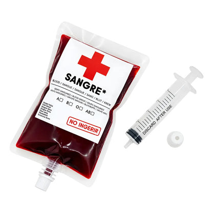 Sangre Falsa con Jeringa