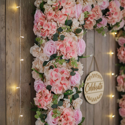 Panel De Rosas Combinadas 88 X 24 cm