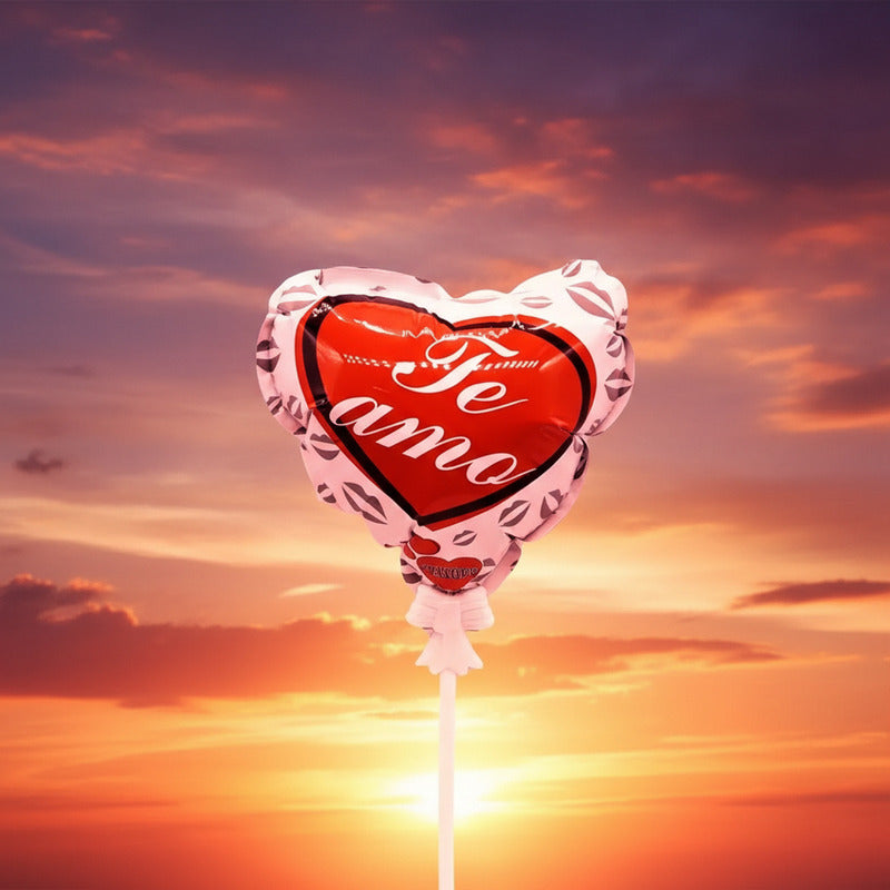 Globo Corazón Te Amo San Valentín 15 X 15 cm
