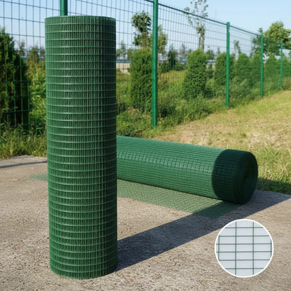 Malla Electrosoldada Con Pvc Verde