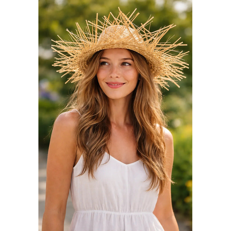 Sombrero Hawaiano De Paja