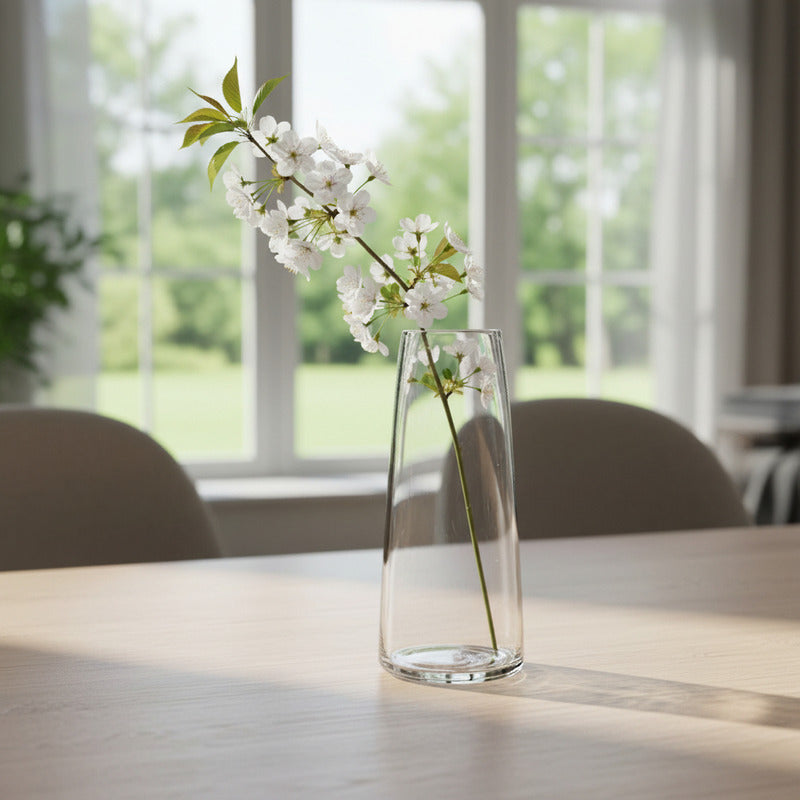 Florero De Vidrio 22 X 7,5 cm