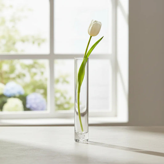 Florero De Vidrio Cilindro
