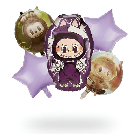Set De Globos Labubu X5