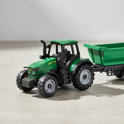 Juego De Granja Con Accesorios Y Tractor
