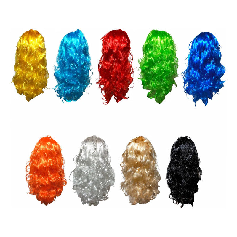 Peluca Larga Con Ondas