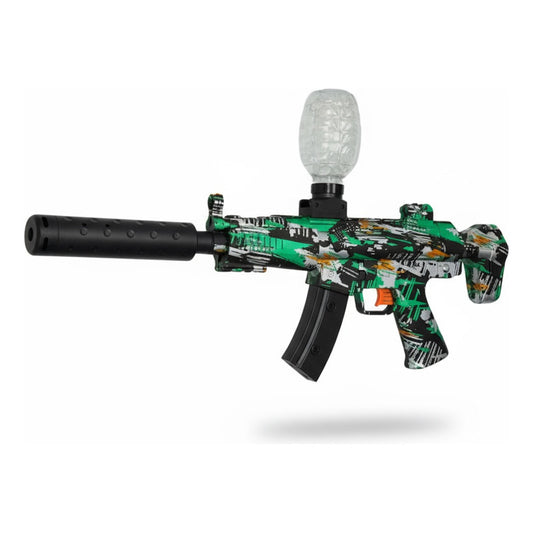 Arma Mp5 Lanza Biogel Con Luz