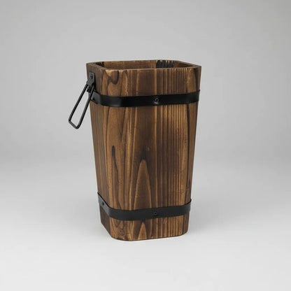 Maceta Cuadrada De Madera 21 cm
