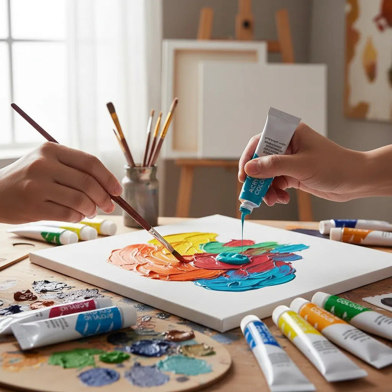 Set De Pinturas Acrílicas