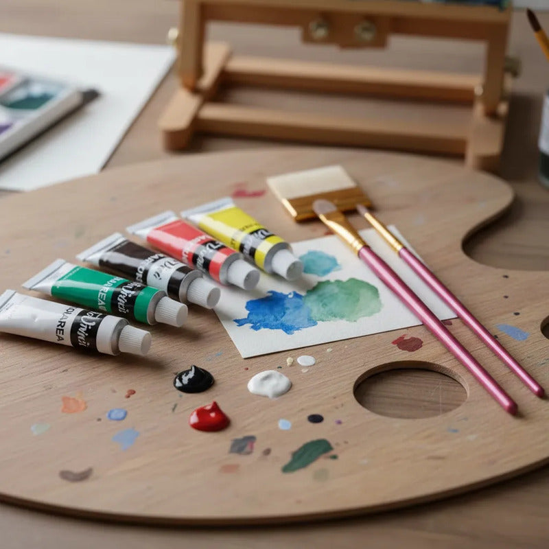 Set De Arte Acuarelas Da Vinci