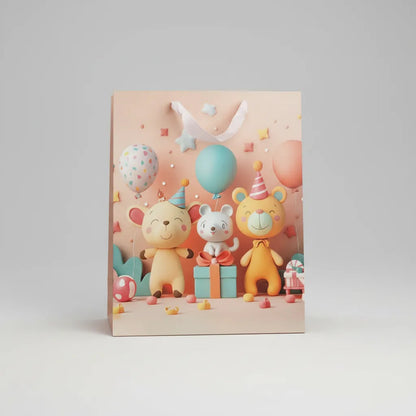 Bolsa De Regalo Grande Diseño 3D