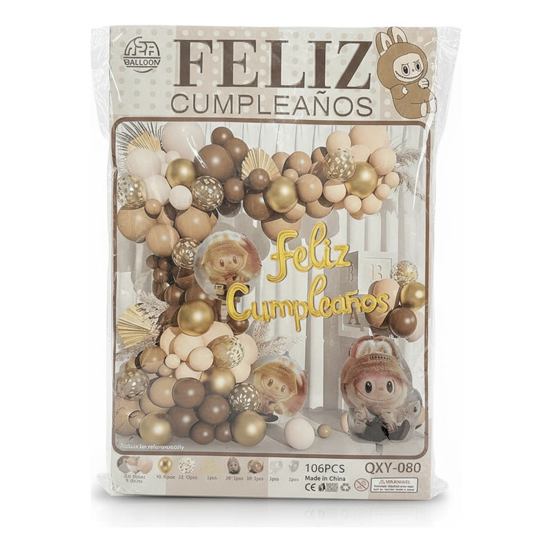 Set Arco De Globos Labubu