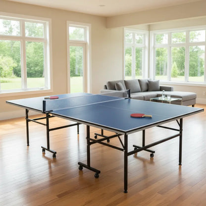 Mesa De Ping Pong Profesional Plegable + Accesorios