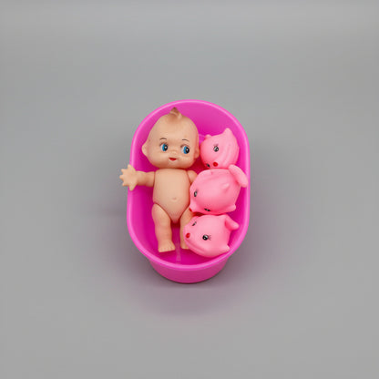 Bebé En Bañito Con Chiflones