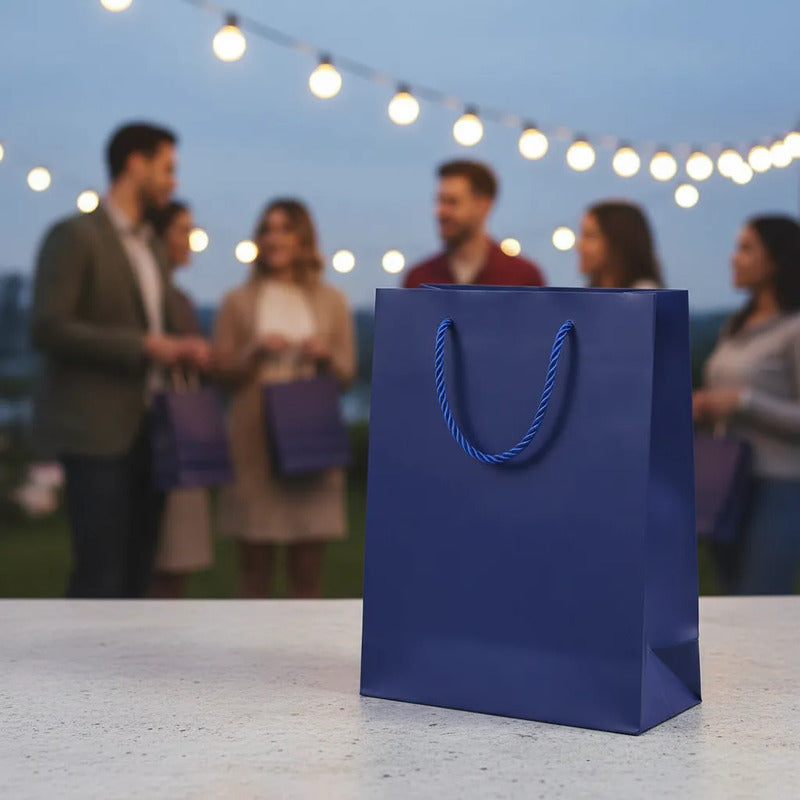 Bolsa De Regalo Lisa Azul