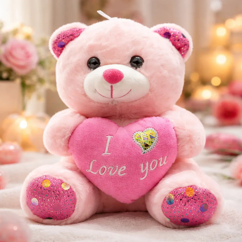 Peluche Oso Diseño I Love You