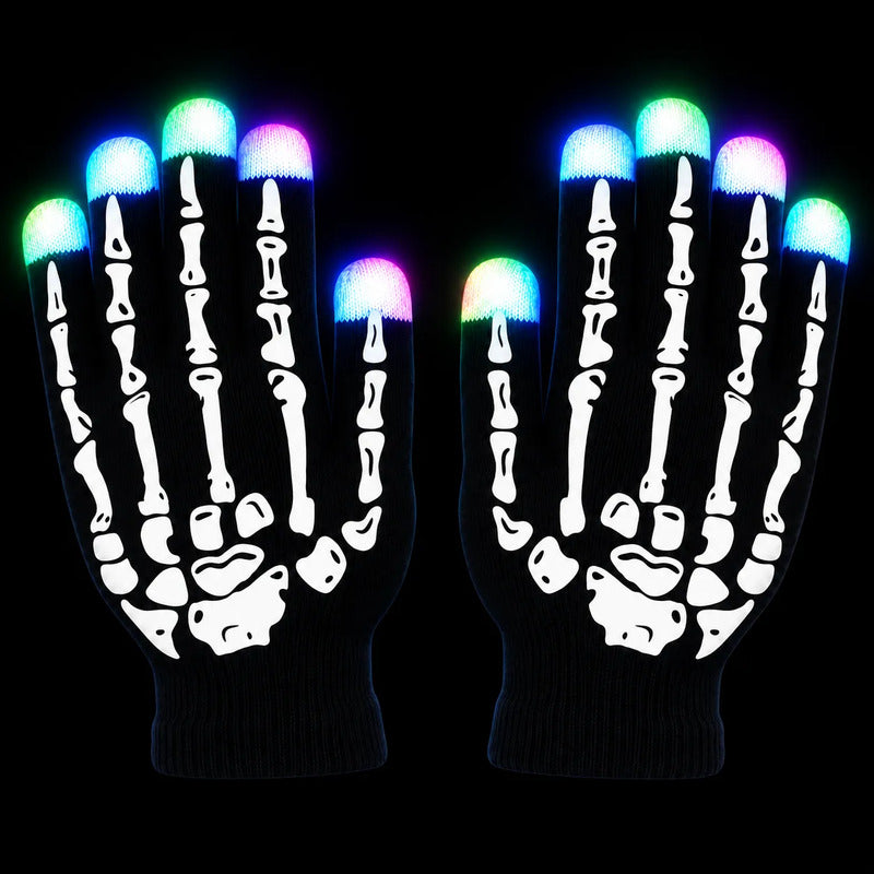 Guantes Calaveras Luminosos