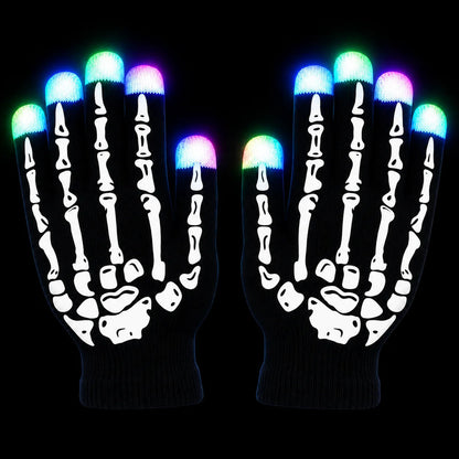 Guantes Calaveras Luminosos