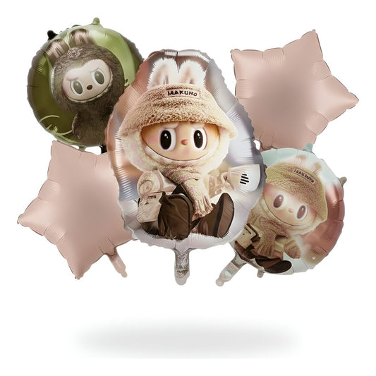 Set De Globos Labubu X5