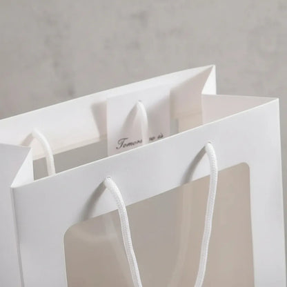 Bolsa Regalo Kraft Con Visor