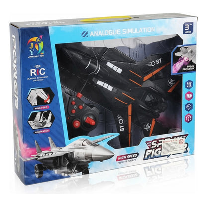 Avión A Control Remoto Lanza Humo