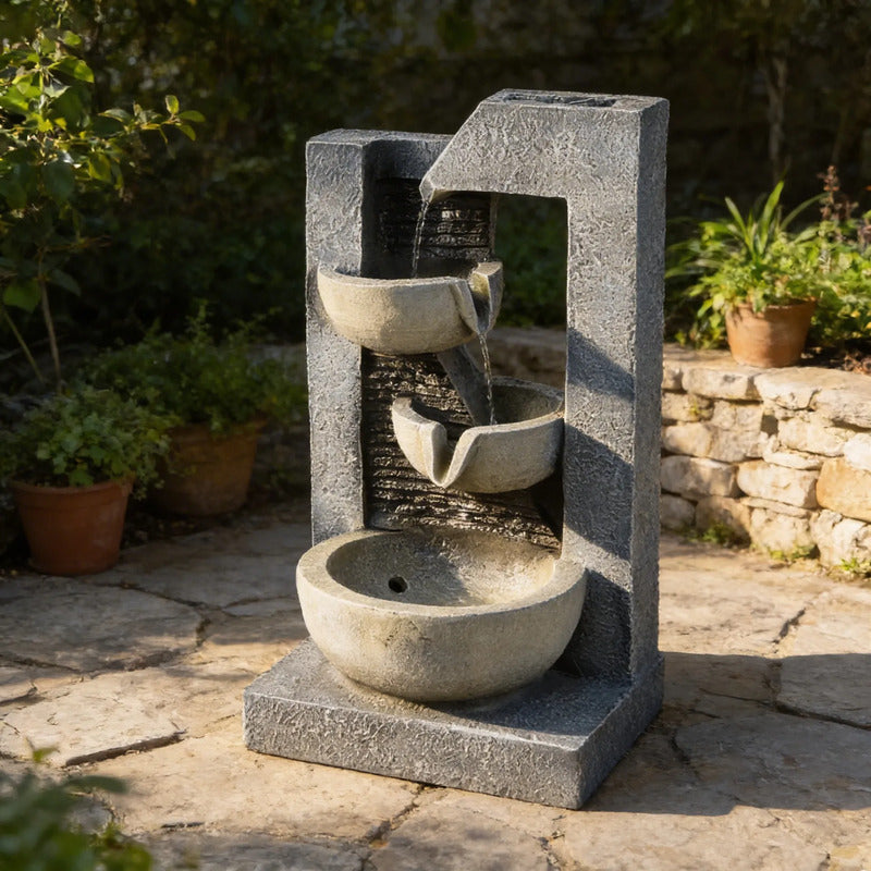 Fuente De Agua 3 Jarrones