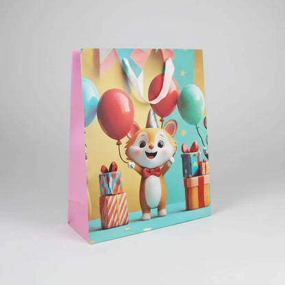 Bolsa De Regalo Mediana Diseño Infantil 3D