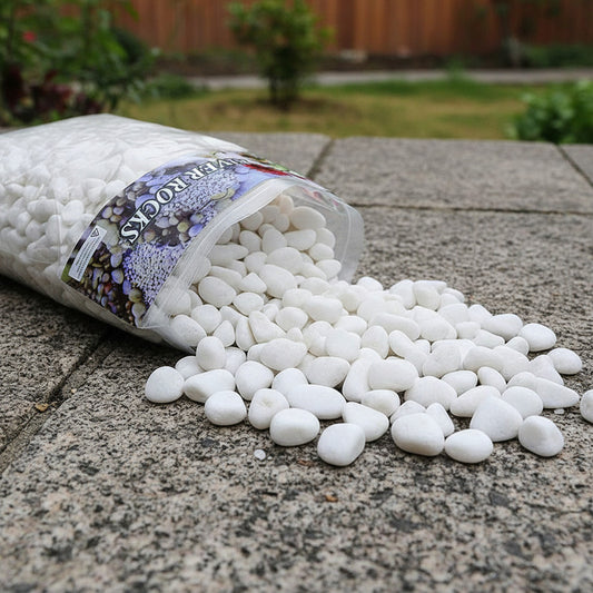 Piedras Decorativas Blancas Tamaño Mini