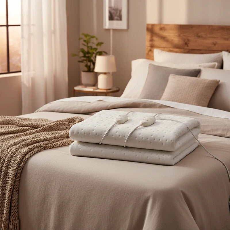 Calienta Cama 2 Plazas Con Control Lavable