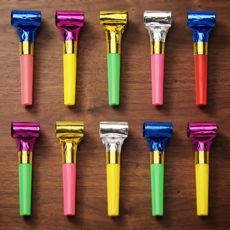 Chifle Mini Cornetas Metalizadas