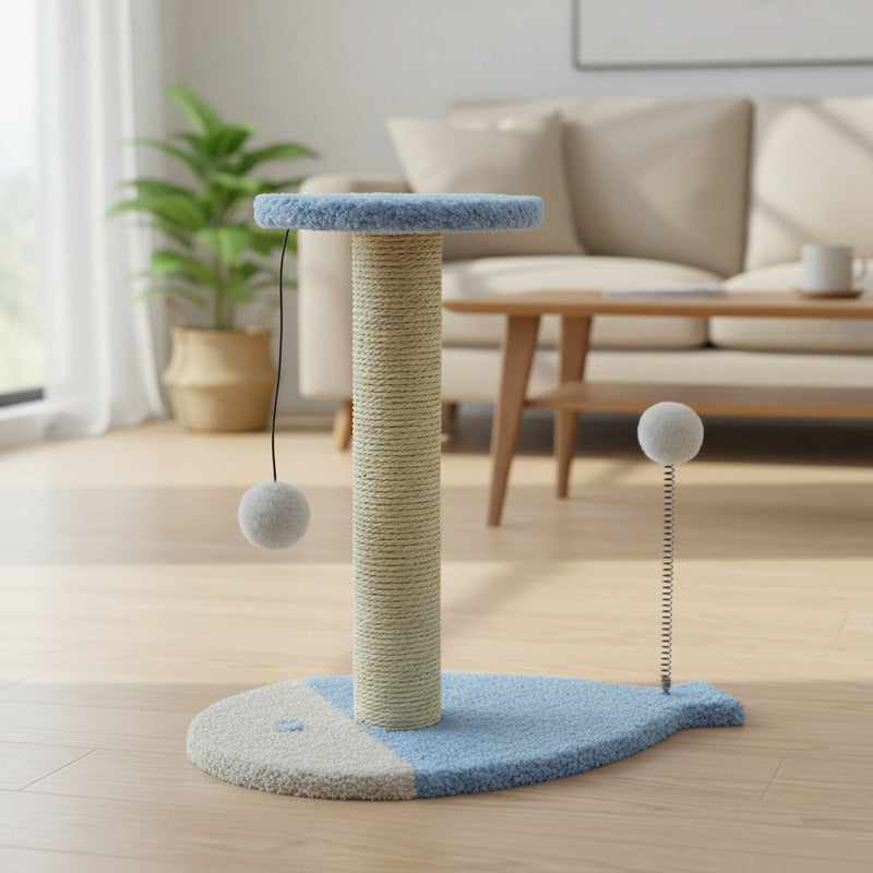 Rascador Diseño Pez Para Gatos 36 cm