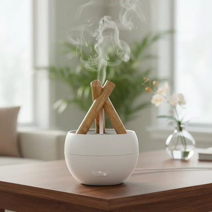 Aromatizador Difusor Con Luz Fogata