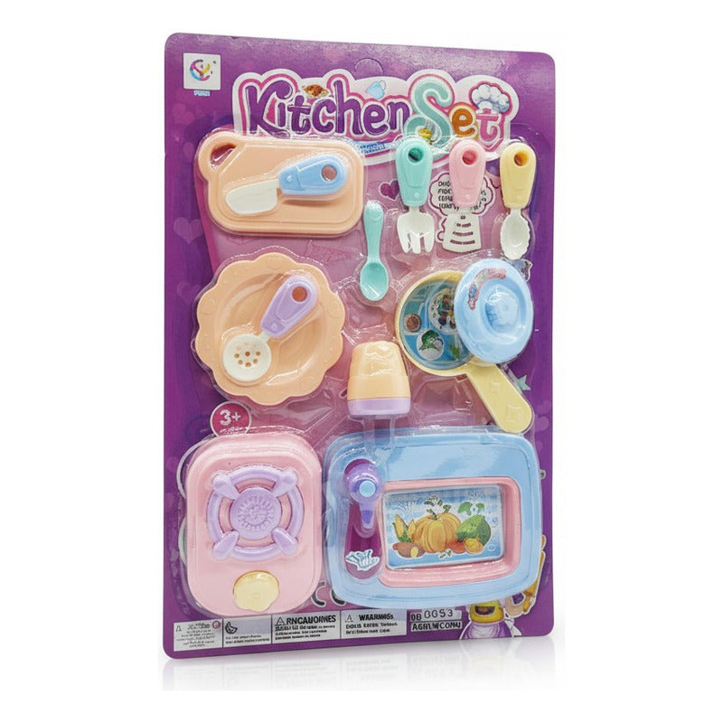 Set De Cocina Color Pastel